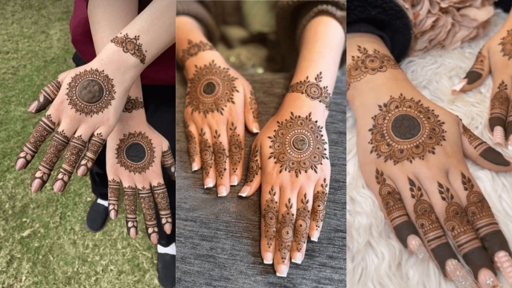 Back Finger Mehndi Desig