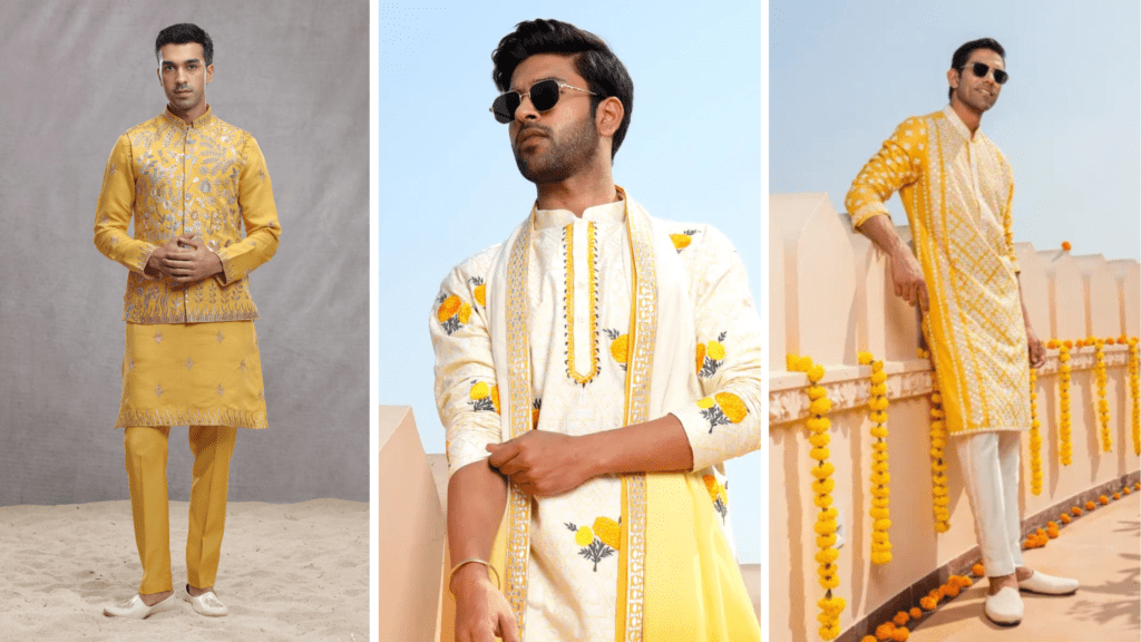 Groom Haldi Dress