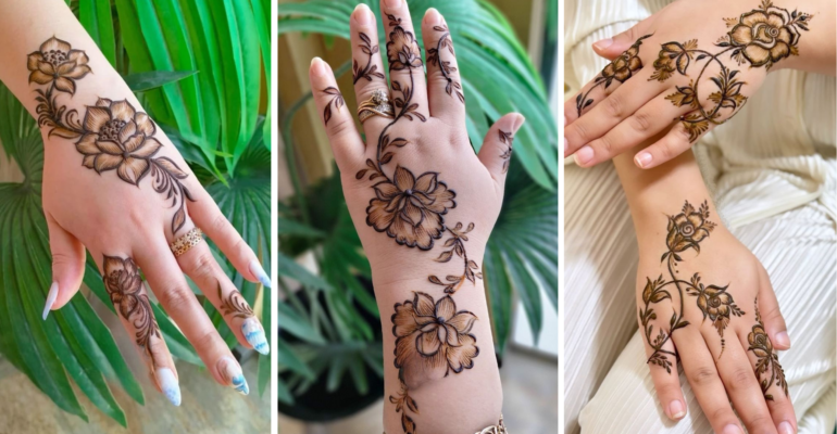 Leaf Mehndi Designs