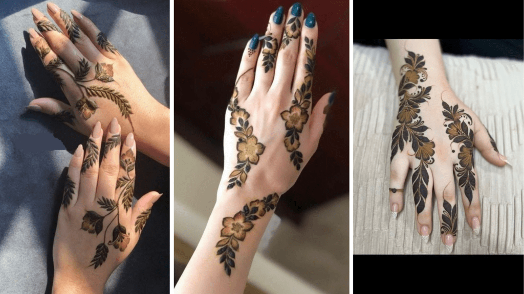 Leaf Mehndi Designs