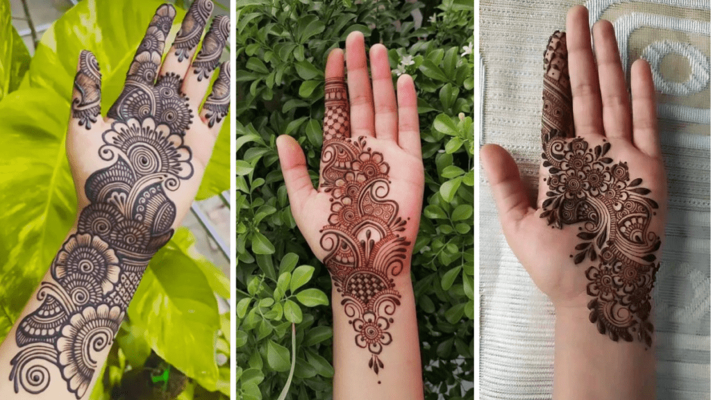 Bridal Mehndi Design Simple