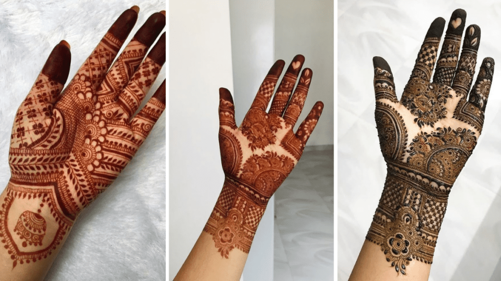 Easy Full Palm Mehndi Designs
