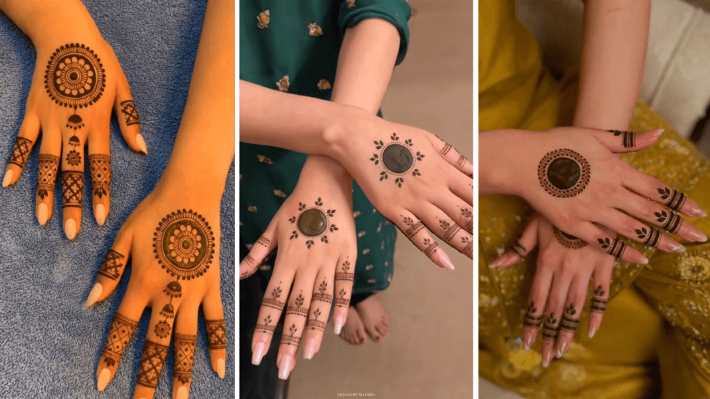Back Side Mehndi Design Beautiful