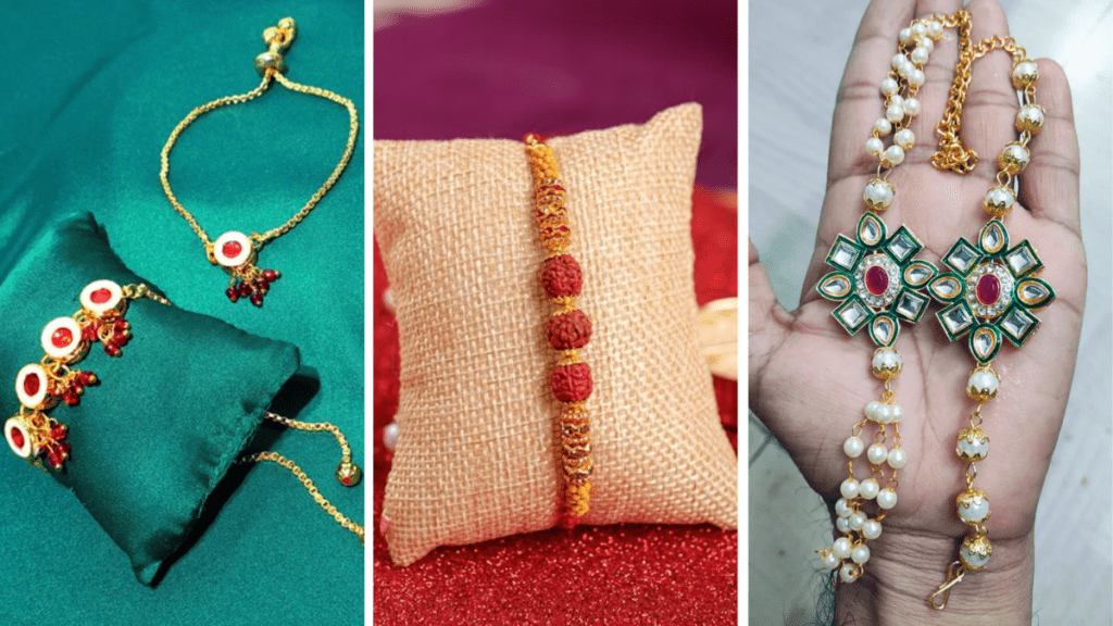 Beads Rakhi Design
