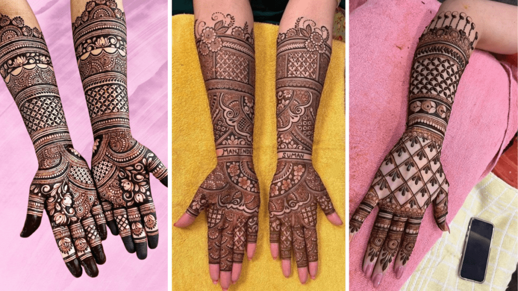 Sawan Mehndi Design Ideas