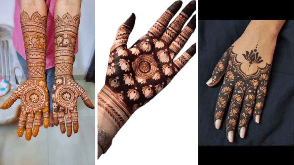 Simple Sawan Mehndi Design