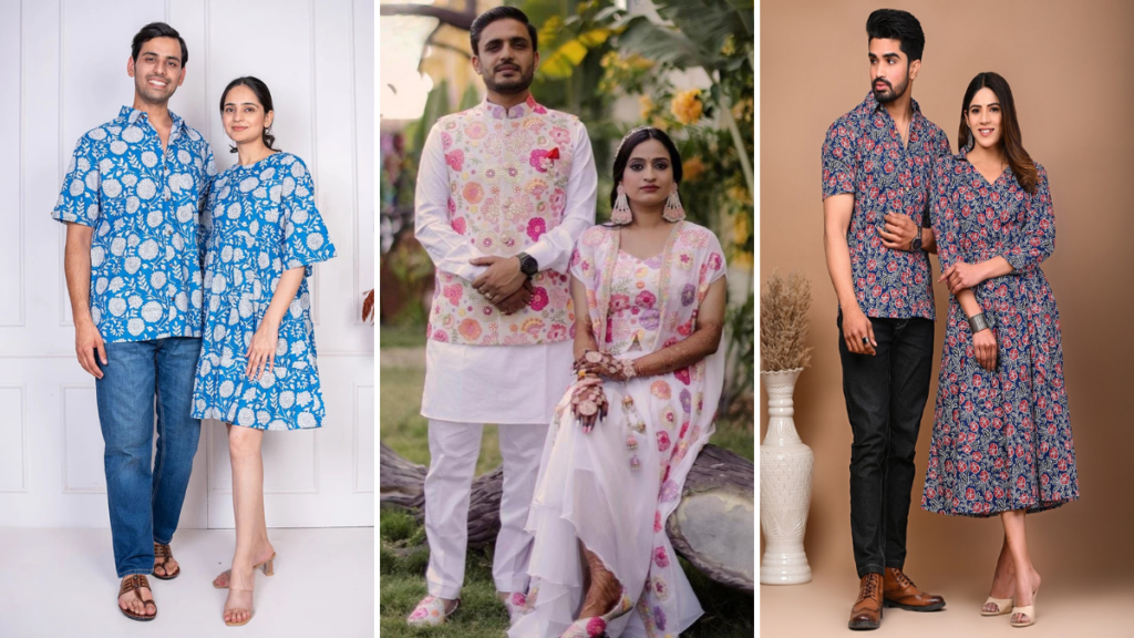 Matching Dress for Couple Indian