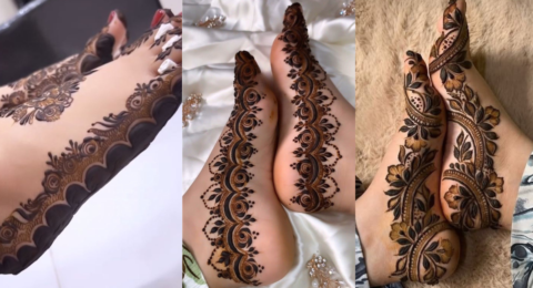 Pair ki Mehndi Design Simple