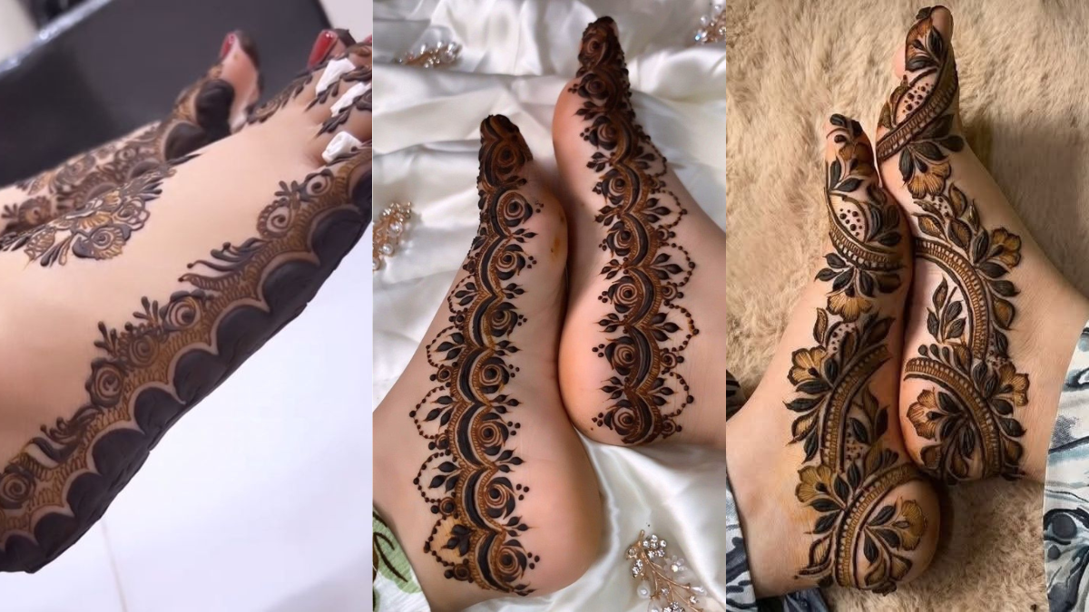 Pair ki Mehndi Design Simple