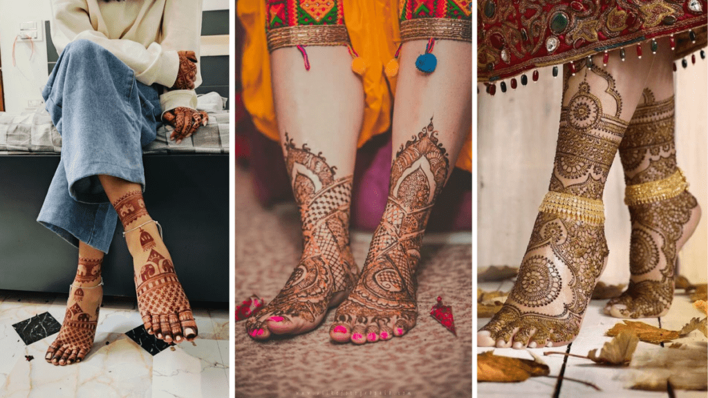 Feet Mehndi Design