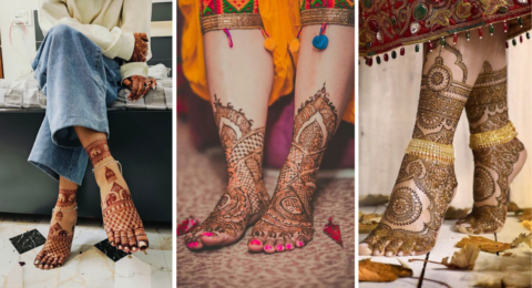 Feet Mehndi Design