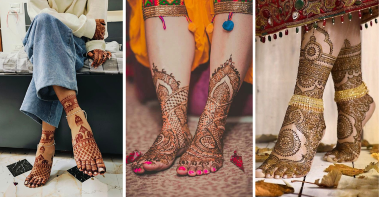 Feet Mehndi Design