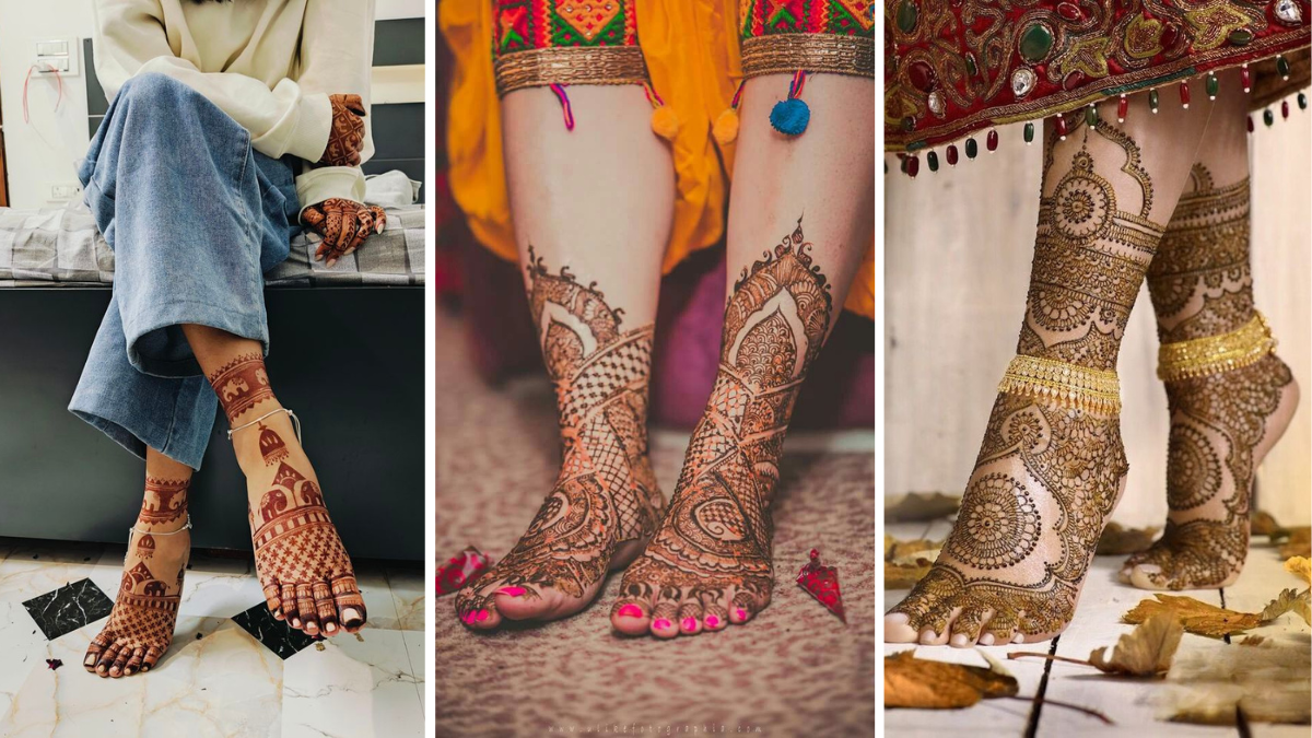 Feet Mehndi Design
