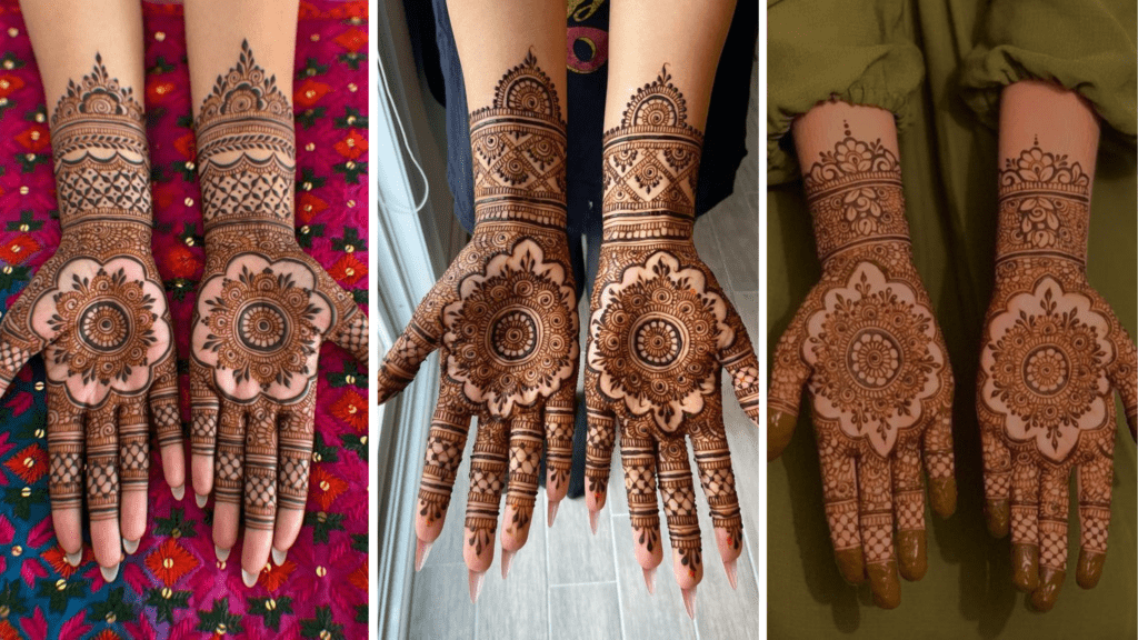Round Mehndi Designs