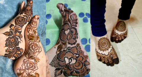 Mehndi Designs Foot Simple