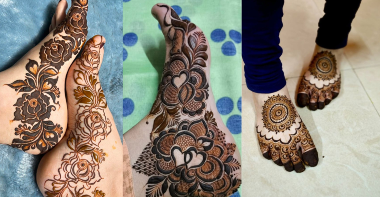 Mehndi Designs Foot Simple