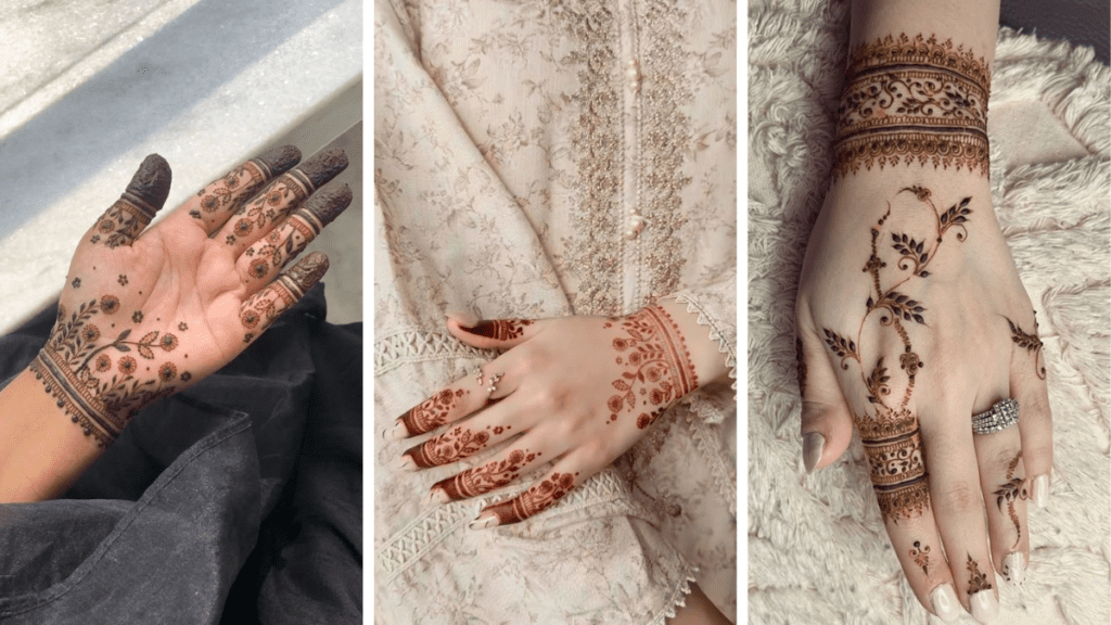 Small Aesthetic Henna Designs