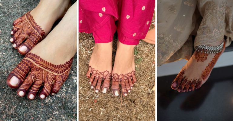 Pair ka Mehandi Design