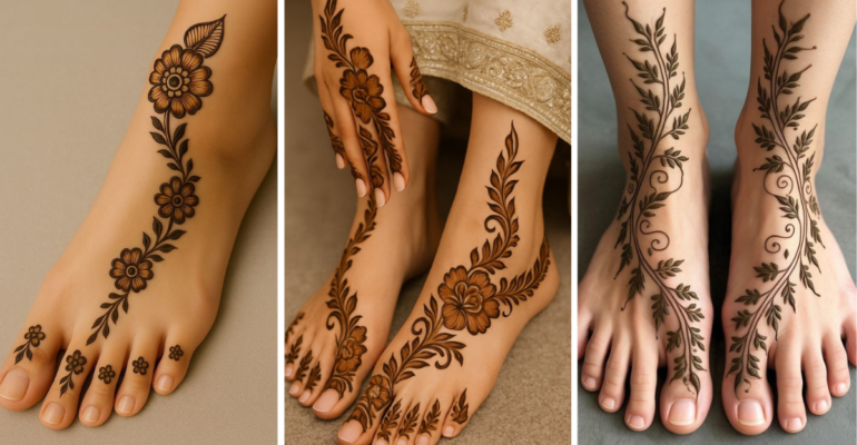 Mehndi Designs Leg