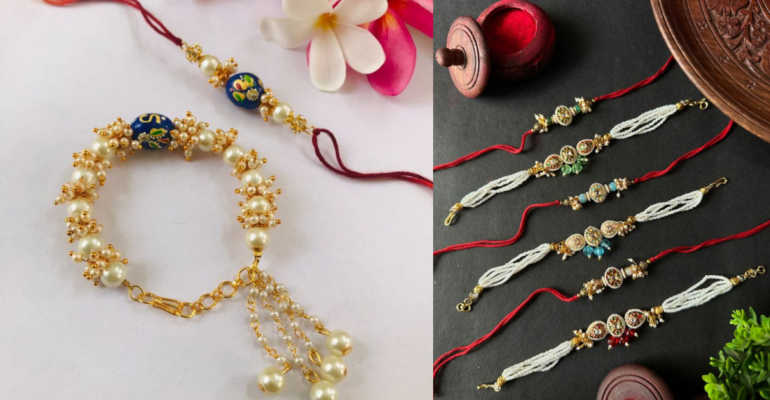 Beads Rakhi Designs