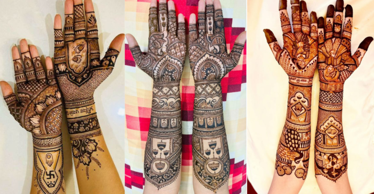 Simple Full Hand Mehndi Designs