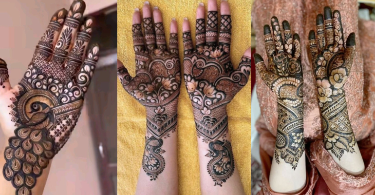 Front Full Hand Mehndi Design