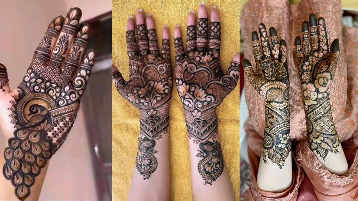 Front Full Hand Mehndi Design
