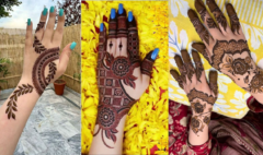 Stylish Back Hand Mehndis Design