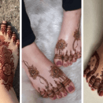 Easy Leg Mehndi Design