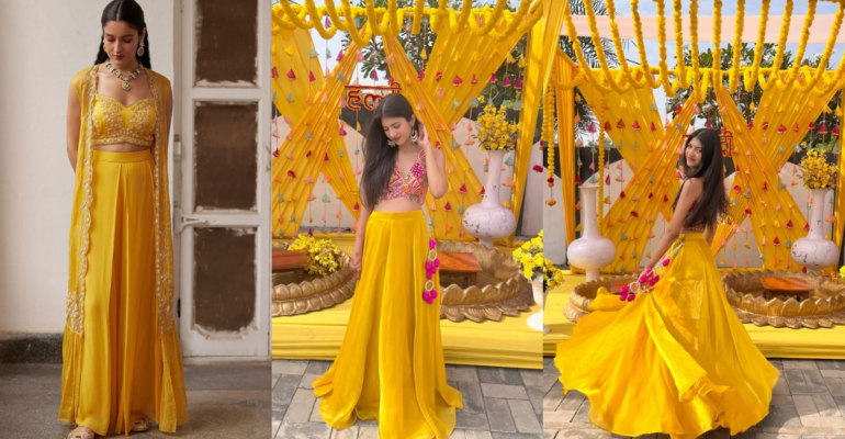 New Haldi Dress
