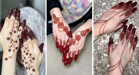 Easy Palm Mehndi Design