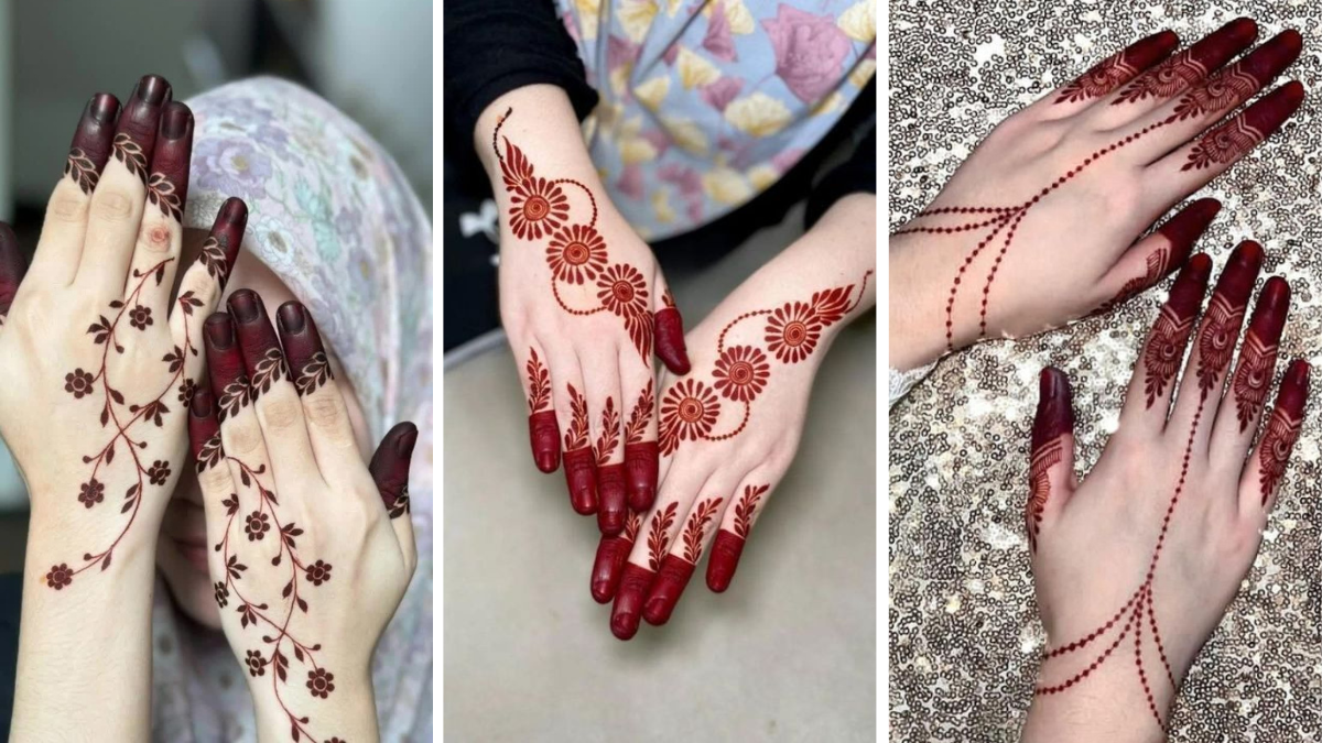 Easy Palm Mehndi Design
