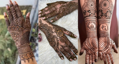 Mehndi Back Design