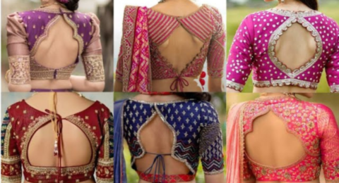 Lehenga Blouse Design Back