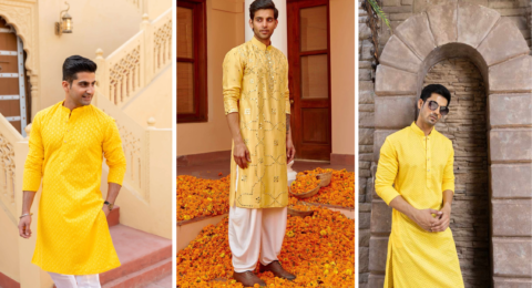 Groom Haldi Dress