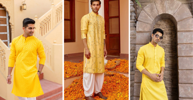 Groom Haldi Dress