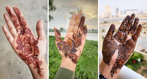 Rose Mehndi Design Hand