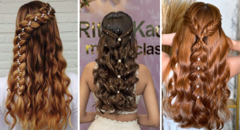 Hairstyle Girl for Party Wedding