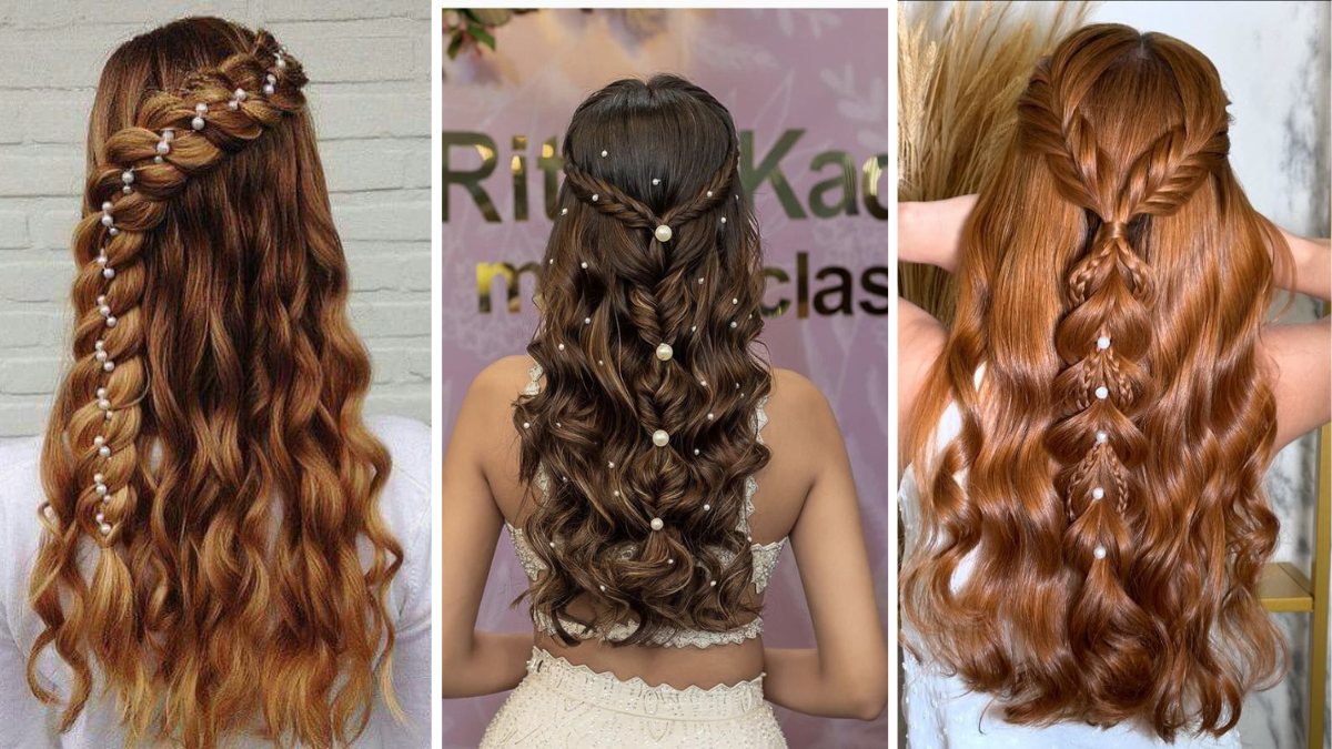 Hairstyle Girl for Party Wedding