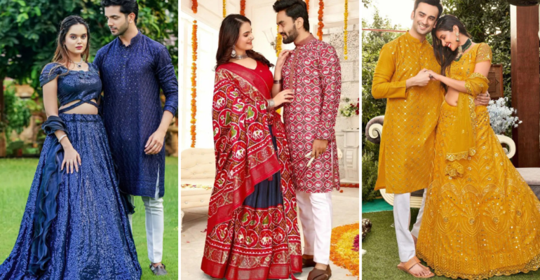 Matching Dress for Couple Indian