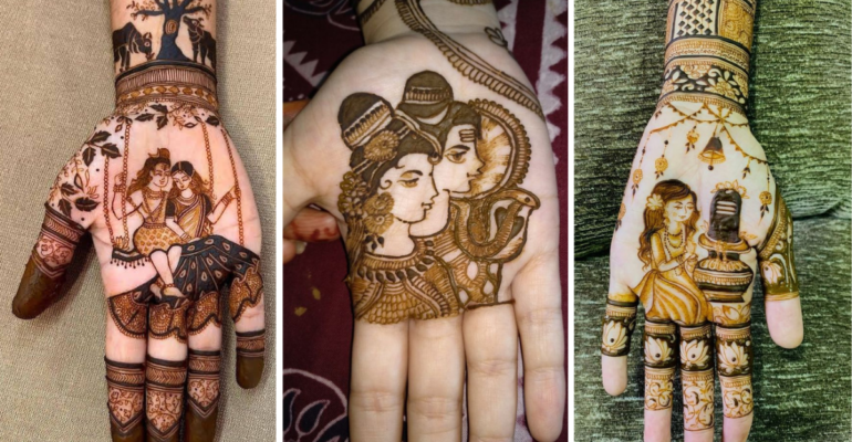Sawan Festival Mehndi Design