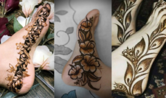 Easy Pair ki Mehndi Design Simple