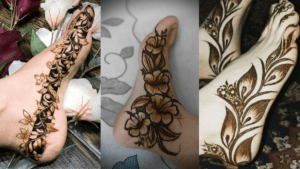 Easy Pair ki Mehndi Design Simple