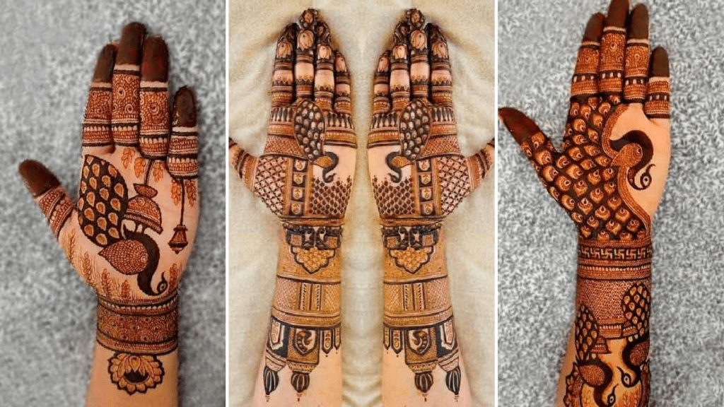 फैशनेबल त्योहारों की मेहंदी