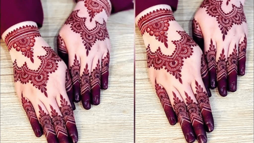 Best Stylish Back Hand Mehndi