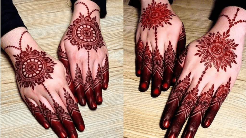 Best Stylish Back Hand Mehndi