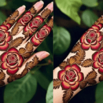 Best Rose mehndi design:आकर्षक गुलाब मेहंदी डिज़ाइन सुंदर फूलों की कलाकृति नाजुक पंखुड़ियाँ और पत्तियों के साथ हाथों के लिए खास अवसरों के लिए उपयुक्त!