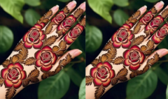 Best Rose mehndi design:आकर्षक गुलाब मेहंदी डिज़ाइन सुंदर फूलों की कलाकृति नाजुक पंखुड़ियाँ और पत्तियों के साथ हाथों के लिए खास अवसरों के लिए उपयुक्त!
