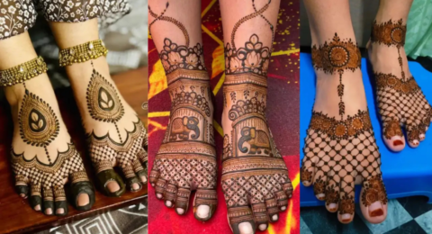 आधुनिक लेग मेहंदी डिजाइन:ट्रेंडी आकर्षक पैटर्न दुल्हन और त्योहारों के लिए बेहतरीन स्टाइलिश मेहंदी प्रेरणा!