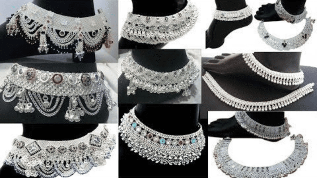 Traditional Silver payal design